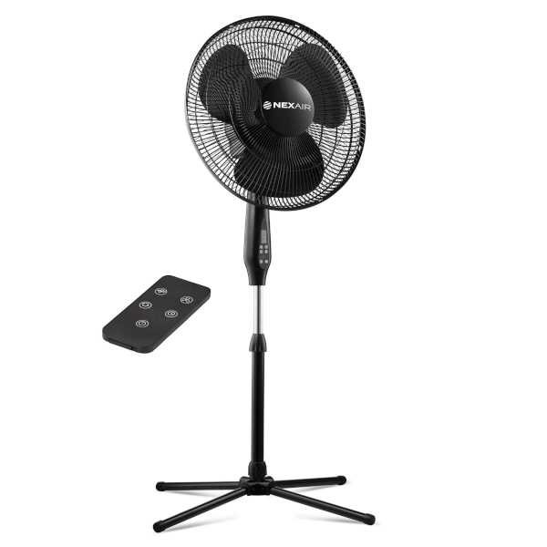 NEXAIR Ventilador oscilante de pie de pedestal de 16 pulgadas NEXAIR Ventilador oscilante de pie de pedestal de 16 pulgadas