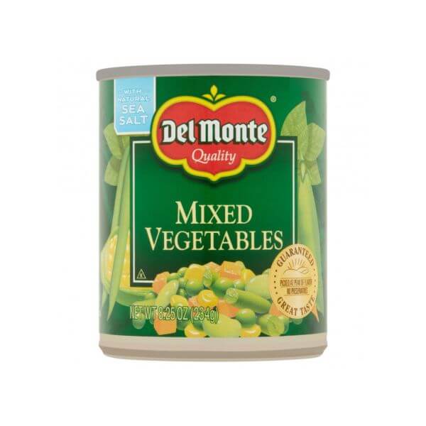 Del Monte Vegetales mezclados enlatados (234 g DEL MONTE). M’Center Del Monte Vegetales mezclados enlatados (234 g DEL MONTE). M’Center