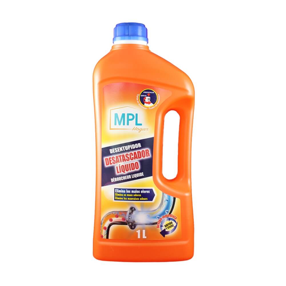 Líquido desatascador de tuberías (1 Litro - MPL) Líquido desatascador de tuberías (1 Litro - MPL)