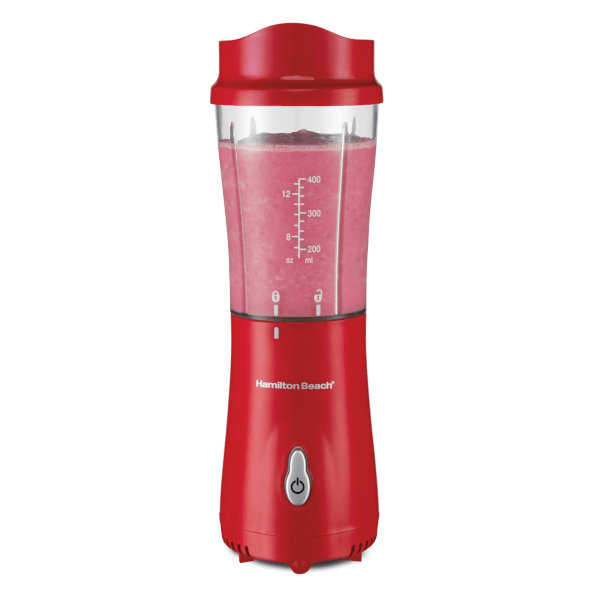 Hamilton Beach - Batidora personal, con taza de viaje de 14 onzas, con tapa Hamilton Beach - Batidora personal, con taza de viaje de 14 onzas, con tapa