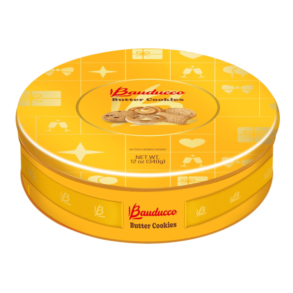 Bauducco Lata de galletas de mantequilla Bauducco Lata de galletas de mantequilla